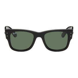레이밴 Ray-Ban Black Mega Wayfarer Sunglasses 241718M134033