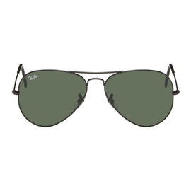 레이밴 Ray-Ban Black Aviator Classic Sunglasses 241718M134025