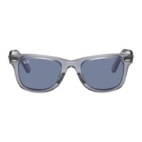 레이밴 Ray-Ban Gray New Wayfarer Classic Sunglasses 242718M134028