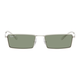 레이밴 Ray-Ban Silver Emy Bio-Based Sunglasses 242718M134018