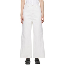 렉토 Recto 오프화이트 Off-White Wide Jeans 231775F069000