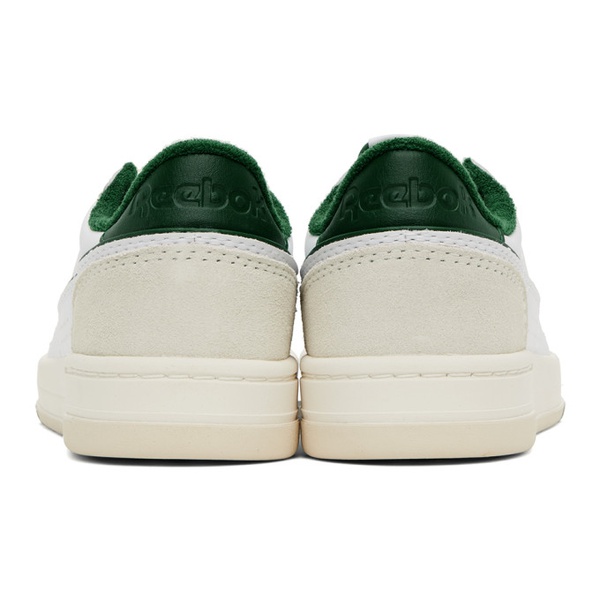  리복 클래식 Reebok Classics White & Green Lt Court Sneakers 241749M237013