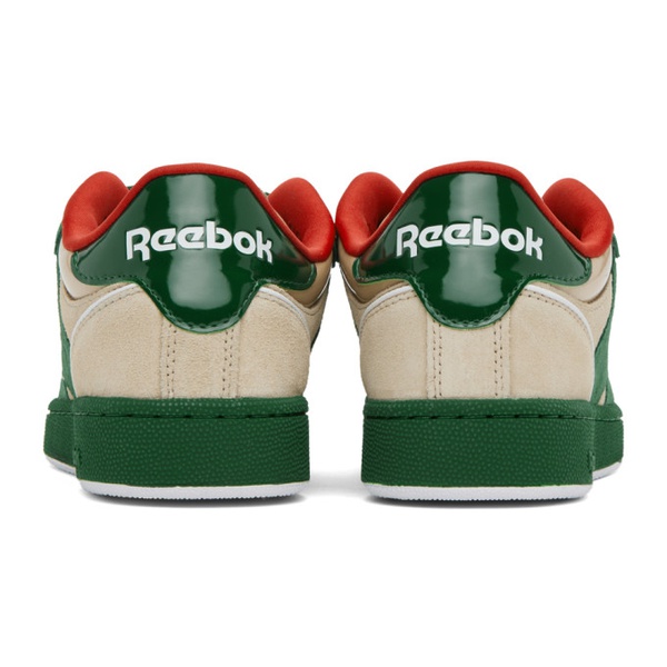  리복 클래식 Reebok Classics Green & Beige Club C Bulc Sneakers 241749M237028