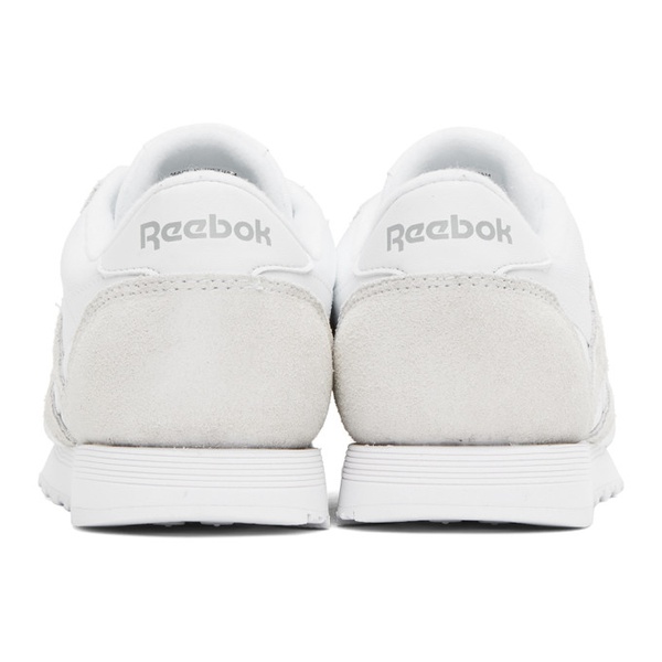  리복 클래식 Reebok Classics White & Beige Classic Nylon Sneakers 241749F128035