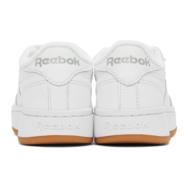  리복 클래식 Reebok Classics White Club C Double Sneakers 241749F128018