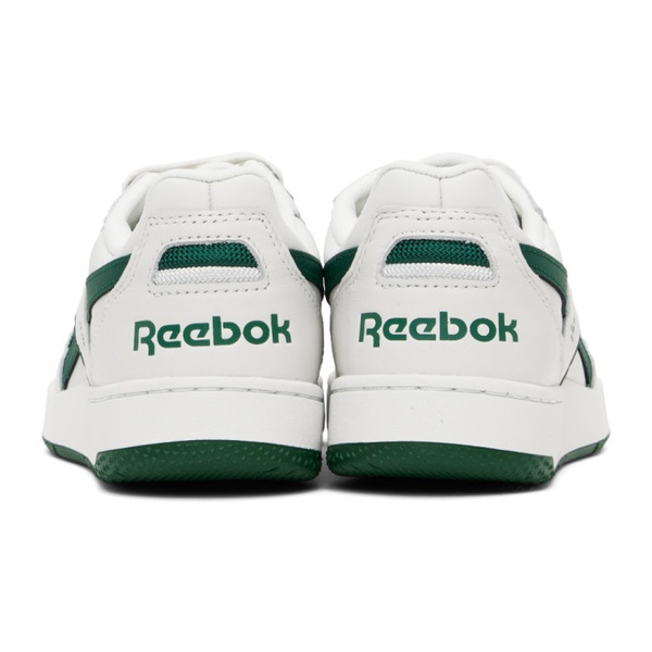  리복 클래식 Reebok Classics White & Green Bb 4000 Ii Basketball Sneakers 241749M237064