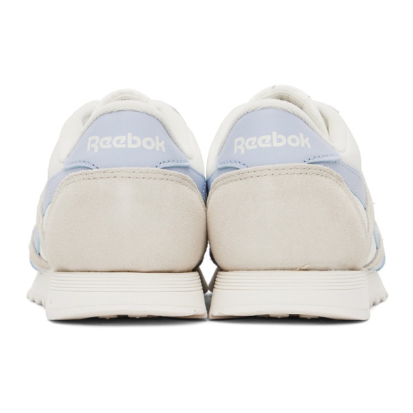  리복 클래식 Reebok Classics 오프화이트 Off-White & Blue Classic Nylon Sneakers 241749F128036