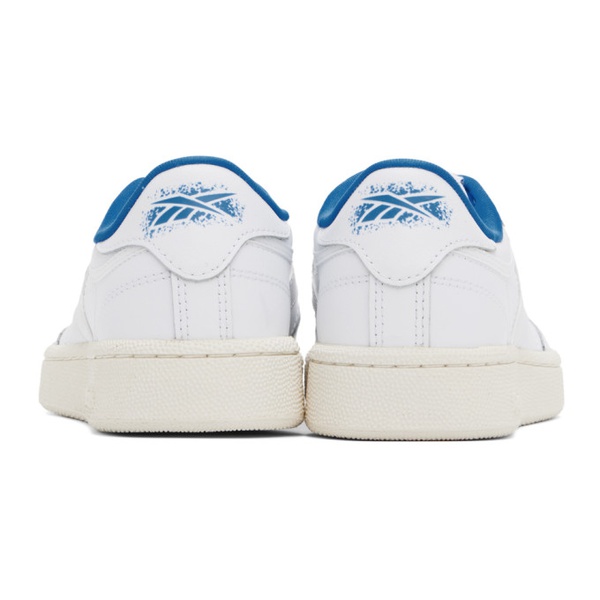  리복 클래식 Reebok Classics White & Blue Club C 85 Sneakers 242749M237004