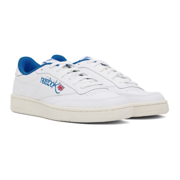  리복 클래식 Reebok Classics White & Blue Club C 85 Sneakers 242749M237004