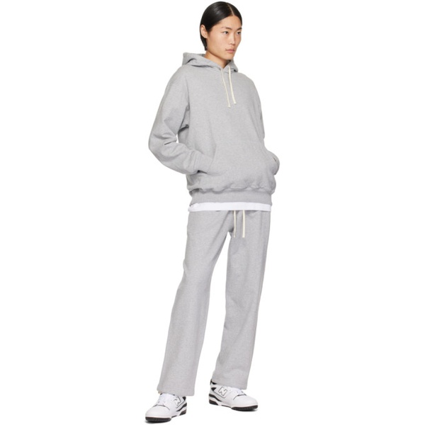  Reigning Champ Gray Midweight Sweatpants 241027M190005