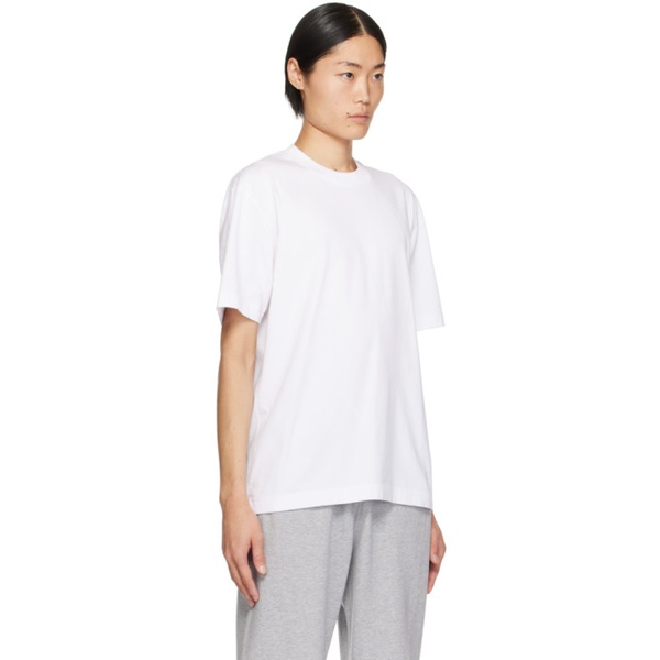  Reigning Champ White Midweight T-Shirt 241027M213005
