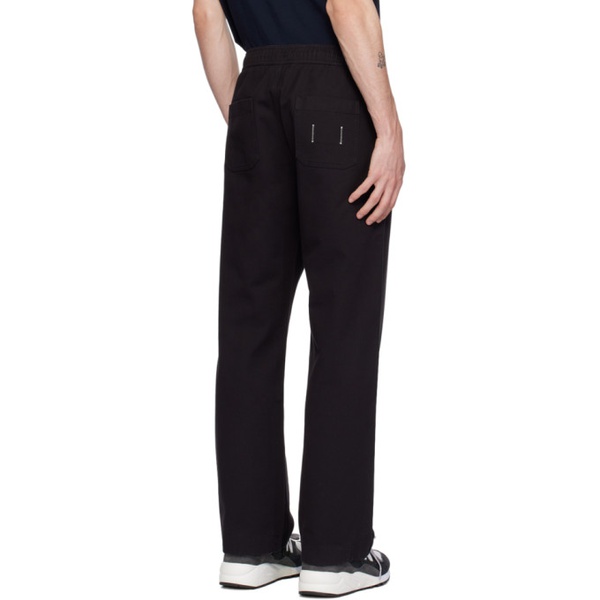  Reigning Champ Black Rugby Trousers 241027M191000