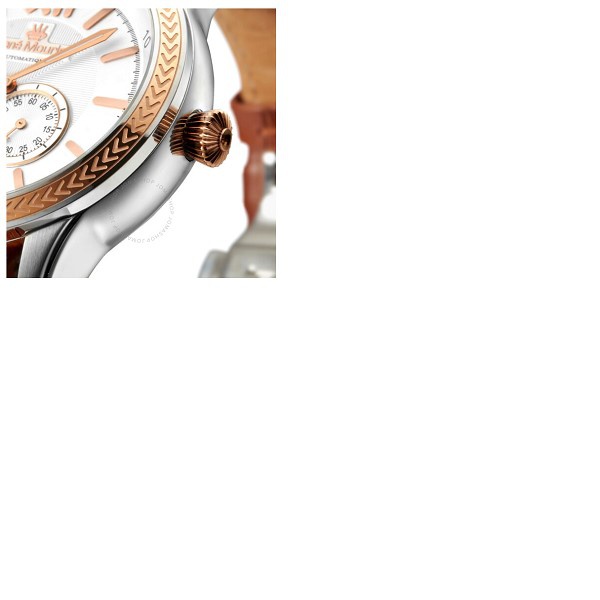  Rene 모우 Mouris Corona Automatic White Dial Mens Watch 70105RM3