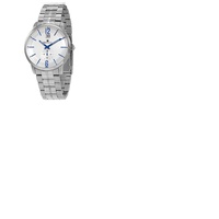 Rene 모우 Mouris Executive Silver White Dial Mens Watch 80102RM2