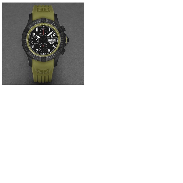  Revue Thommen Air speed Chronograph Black Dial Mens Watch 16071.6774
