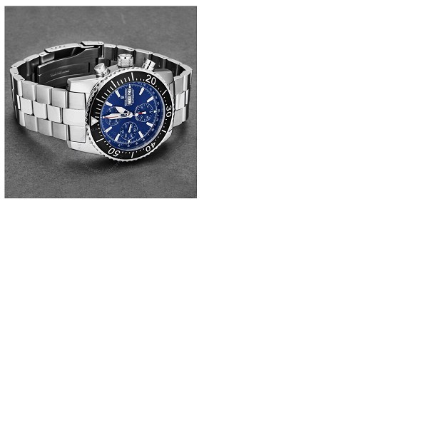 Revue Thommen Diver Chronograph Automatic Blue Dial Mens Watch 17030.6123