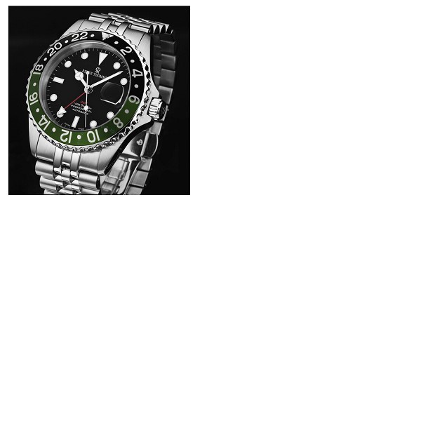  Revue Thommen Diver GMT Automatic Black Dial Mens Watch 17572.2238