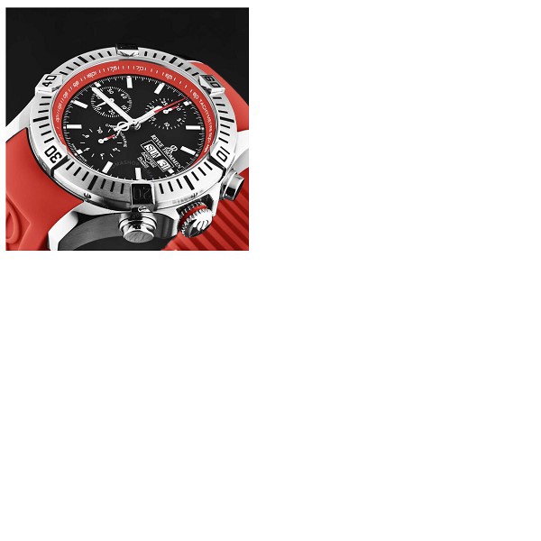  Revue Thommen Air speed Chronograph Automatic Black Dial Mens Watch 16071.6636