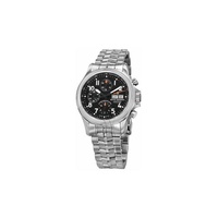 Revue Thommen MEN'S Airspeed Pilot Chronograph Stainless Steel Black Dial 17081.6137
