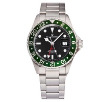 Revue Thommen MEN'S Diver Stainless Steel Black Dial Watch 17572.2134