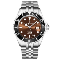 Revue Thommen MEN'S Diver Stainless Steel Brown Dial Watch 17571.2221