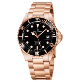 Revue Thommen MEN'S Diver XL Stainless Steel Black Dial Watch 17571.2167