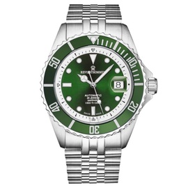 Revue Thommen MEN'S Diver Stainless Steel Green Dial Watch 17571.2929