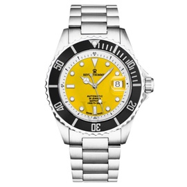 Revue Thommen MEN'S Diver Stainless Steel Yellow Dial Watch 17571.2430