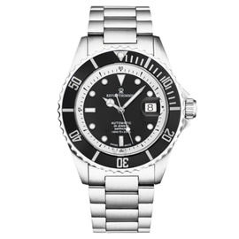 Revue Thommen MEN'S Diver Stainless Steel Black Dial Watch 17571.2437