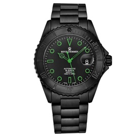 Revue Thommen MEN'S Diver Stainless Steel Black Dial Watch 17571.2674