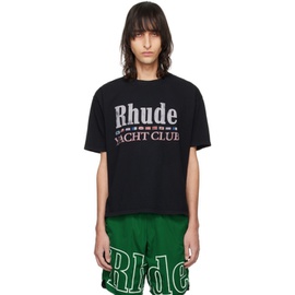 루드 Rhude Black Flag T-Shirt 241923M213060