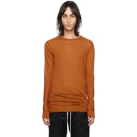 릭 오웬스 Rick Owens Orange Basic Long Sleeve T-Shirt 241232M213025