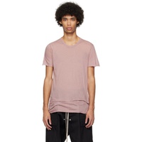 릭 오웬스 Rick Owens Pink Basic T-Shirt 241232M213063