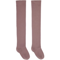 릭 오웬스 Rick Owens Pink Semi-Sheer Socks 241232F076000