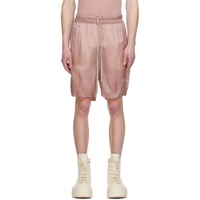 릭 오웬스 Rick Owens Pink Boxers Shorts 241232M193022