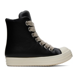 릭 오웬스 Rick Owens Black Leather Sneakers 232232M236038