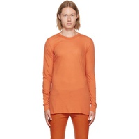 릭 오웬스 Rick Owens Orange Basic Long Sleeve T-Shirt 222232M213053