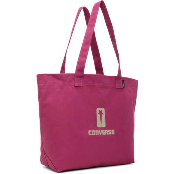 릭 오웬스 다크쉐도우 릭 오웬스 Rick Owens DRKSHDW Pink 컨버스 Converse 에디트 Edition Logo Tote 232126F049000
