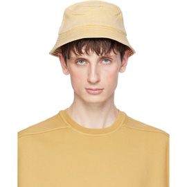 릭 오웬스 다크쉐도우 릭 오웬스 Rick Owens DRKSHDW Yellow Gilligan Narrow Brim Bucket Hat 241126M140009