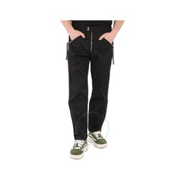 Roberto Cavalli Mens Black Lounge Zip Trousers INT230-FN051-05051