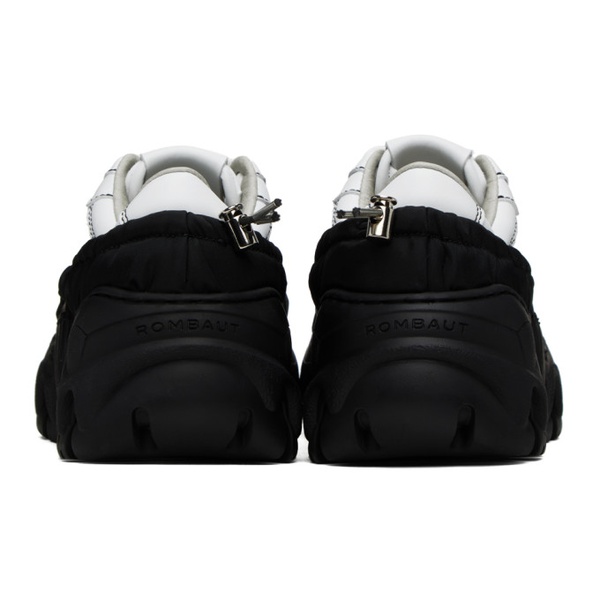  롬바웃 Rombaut SSENSE Exclusive Black & White Boccaccio II Future Sneakers 232654F128020