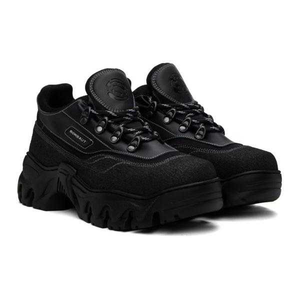  롬바웃 Rombaut Black Boccaccio II Asfalto Sneakers 232654M237012