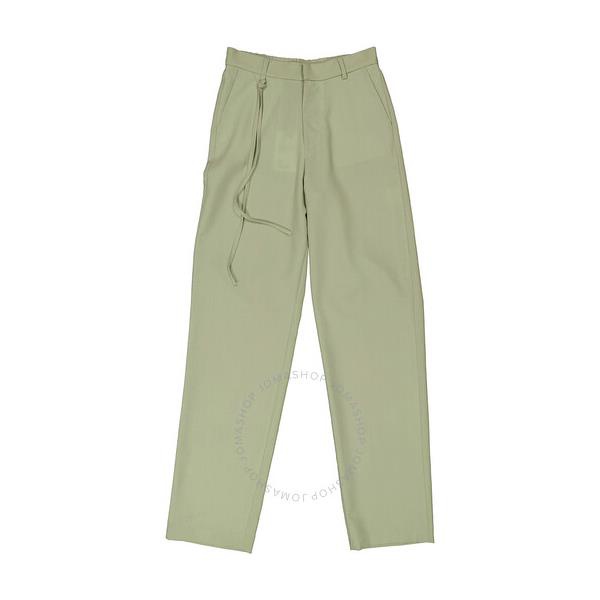  Roseanna Ladies Green Marc Turn Wool-Blend High-Waist Pants MARCTURN