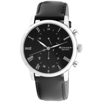 Rudiger MEN'S Bavaria Leather Black Dial Watch R2300-04-007