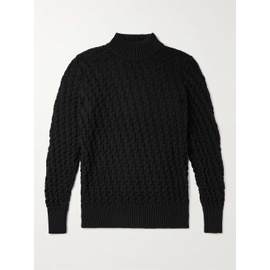 S.N.S. HERNING Stark Slim-Fit Cable-Knit Merino Wool Sweater 1647597318925023