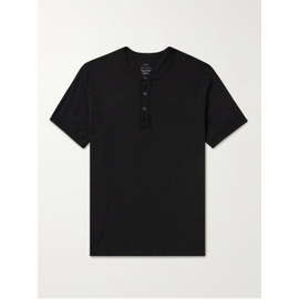 SAVE KHAKI UNITED Garment-Dyed Supima Cotton-Jersey Henley T-Shirt 1647597318936523