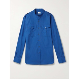 SEBLINE Safari Slim-Fit Grandad-Collar Cotton-Poplin Shirt 43769801097845129
