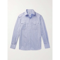 SEBLINE Safari Pinstriped Cotton-Poplin Shirt 43769801097845141