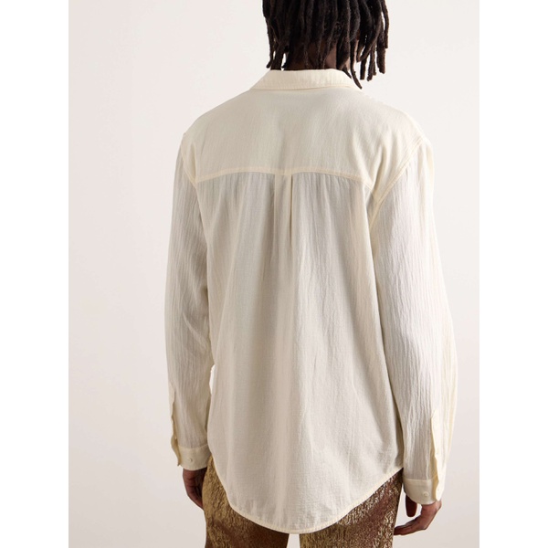  SEEFR Leo Textured-Cotton Voile Shirt 1647597323431043