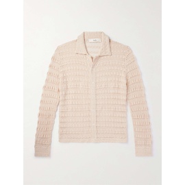 SEEFR Yasu Cutaway-Collar Crocheted Cotton Shirt 1647597323431049